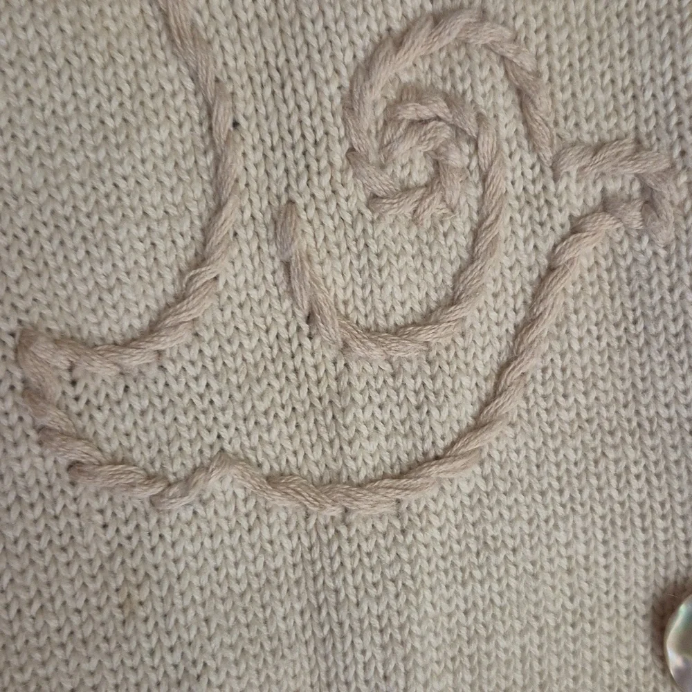ColdwaterCreek:Vintage 1990s Beautiful Floral Embroidered Cardigan (1680A) Sz.L. - Picture 2 of 16